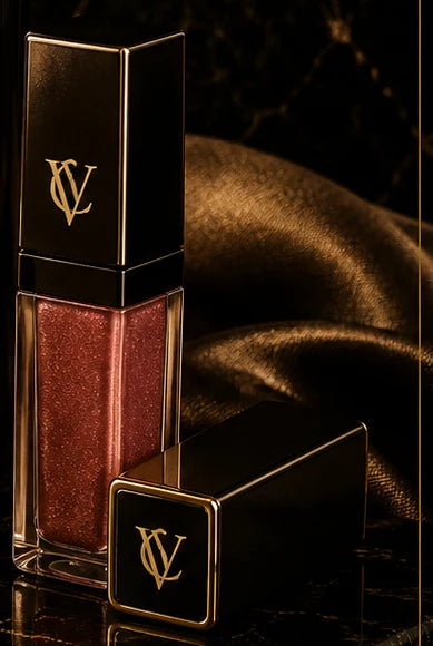 Vellery beauty lip products in black and gold packaging-89